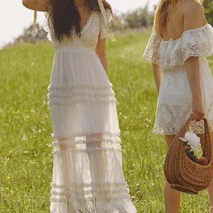 NWOT BHLDN X FREE PEOPLE SAGE MAXI DRESS
